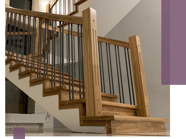 Реставрация деревянных и металлических лестниц в Миассе