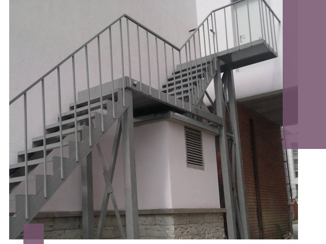 Монтаж пожарных лестниц под ключ в Миассе с гарантией качества