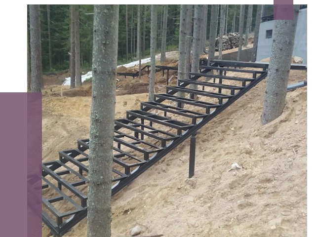 Монтаж металлических лестниц в Миассе от 13475 руб. 