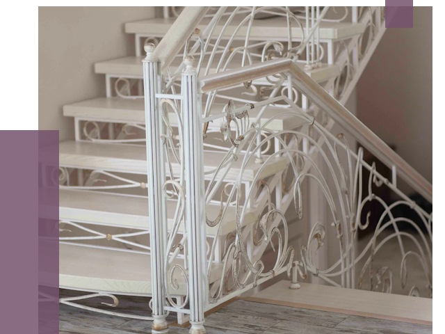 Изготовление кованых лестниц на заказ в Миассе от 86445 руб. | ПРОЛЁТ-Мсс
