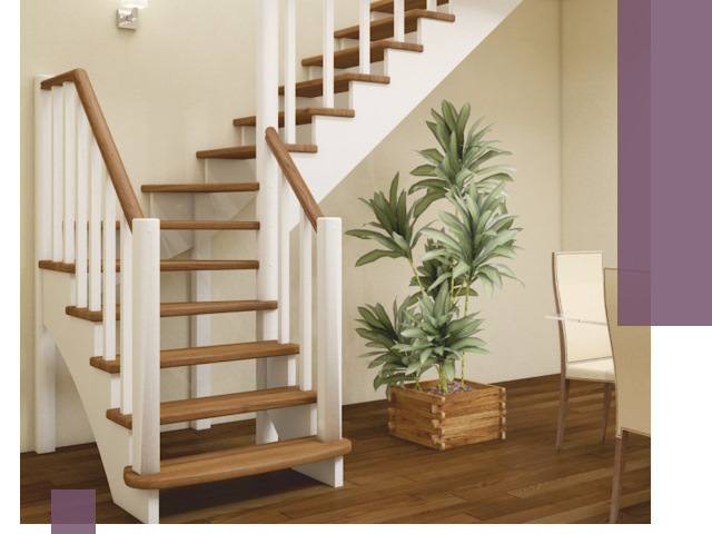 Г-образные лестницы под ключ в Миассе — изготовление и монтаж