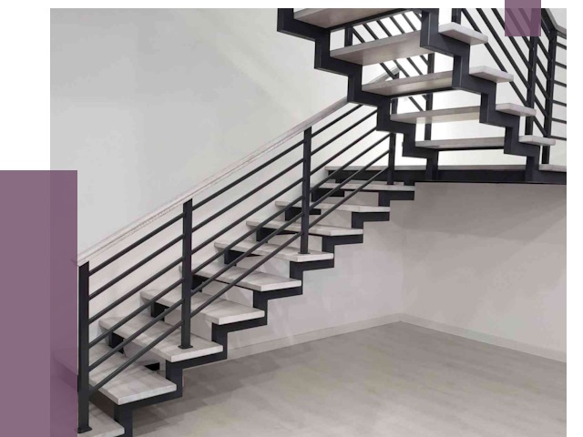 Лестницы на металлокаркасе под ключ в Миассе от 12713 руб. | ПРОЛЁТ-Мсс