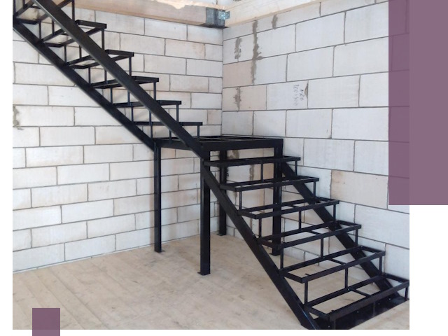 Лестницы на металлокаркасе под ключ в Миассе — изготовление и монтаж