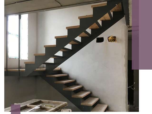 Изготовление лестниц на металлокаркасе в Миассе от производителя