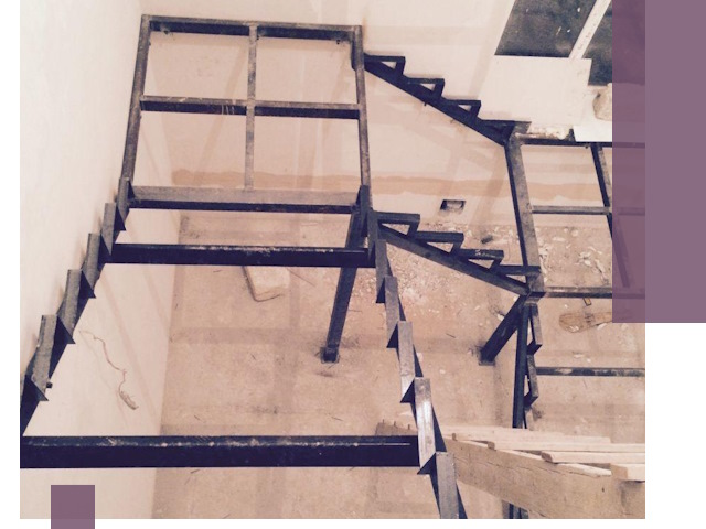 Монтаж лестниц на металлокаркасе в Миассе быстро и качественно