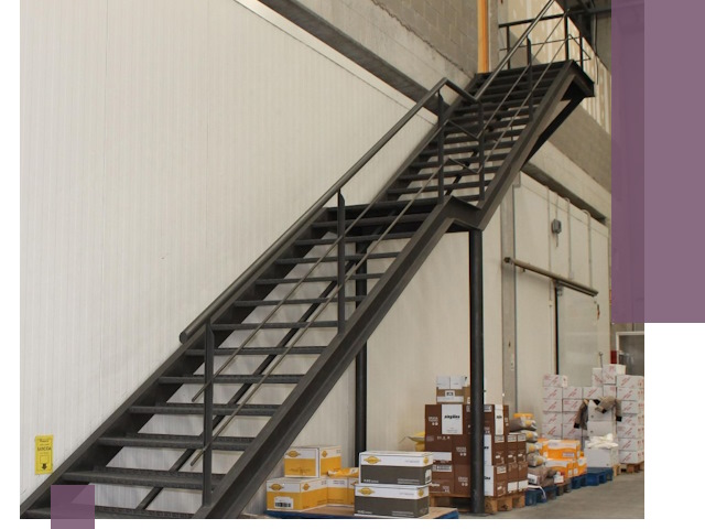 Лестницы для производства в Миассе — изготовление и монтаж