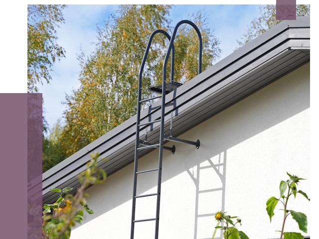 Лестницы на крышу в Миассе от 19018 руб. — монтаж и монтаж ПРОЛЁТ-Мсс