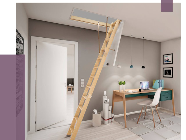 Чердачные лестницы в Миассе — от 14492 руб. | ПРОЛЁТ-Мсс