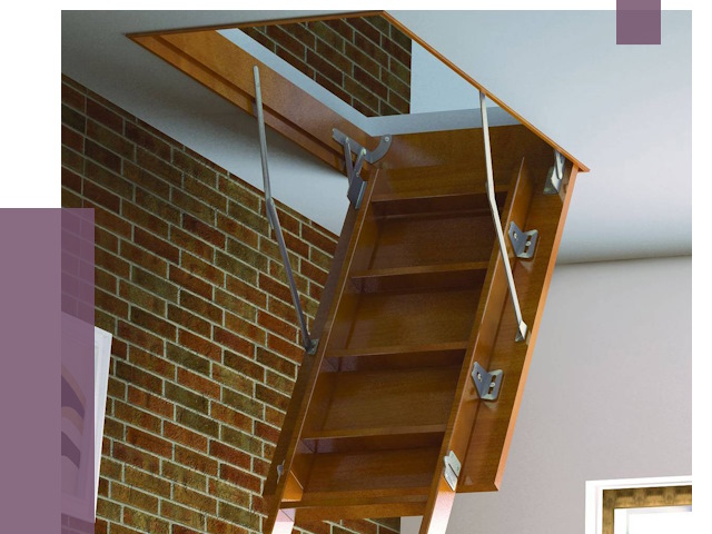 Установка чердачной лестницы в Миассе от 7780 руб. | ПРОЛЁТ-Мсс