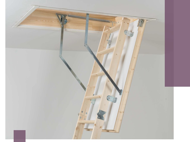 Установка чердачной лестницы под ключ в Миассе