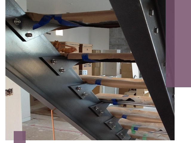 Усиление лестничных конструкций и усиление опор в Миассе