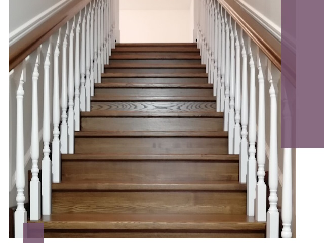 Лестницы из ясеня на заказ в Миассе — изготовление и монтаж