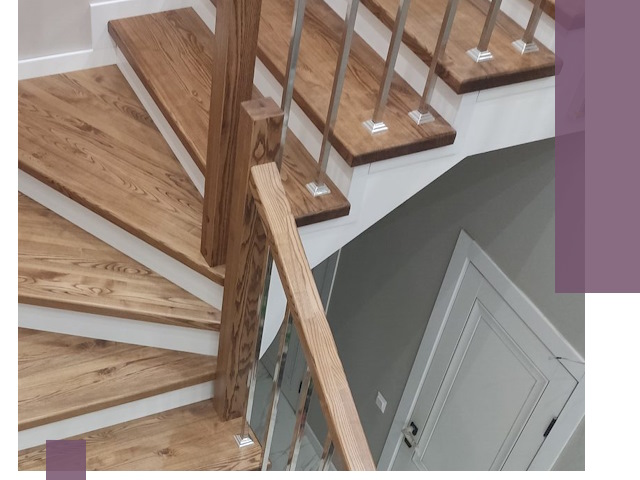 Обшивка металлических лестниц под ключ в Миассе