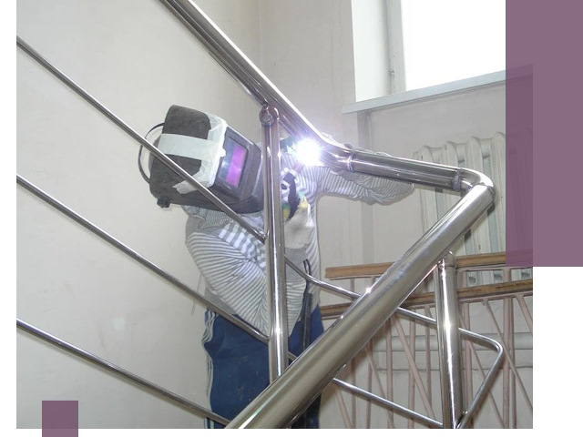 Монтаж перил и ограждений качественно в Миассе