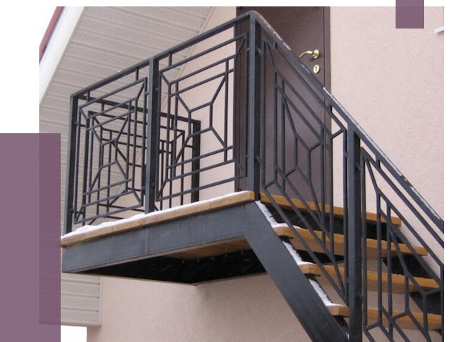 Металлические перила в Миассе от 4271 руб.  | ПРОЛЁТ-Мсс