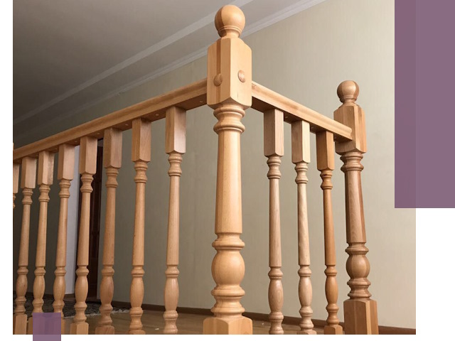 Деревянные перила на заказ в Миассе: монтаж и изготовление