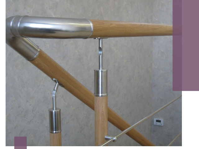 Комбинированные перила на заказ в Миассе — монтаж и производство