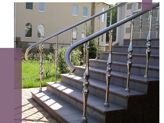 Перила для крыльца в Миассе от 10679 руб. — монтаж ПРОЛЁТ-Мсс