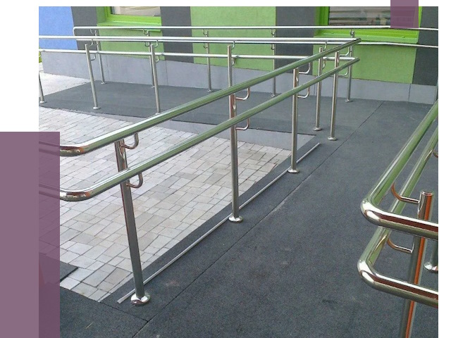 Ограждения пандусов в Миассе от 4322 руб. монтаж | ПРОЛЁТ-Мсс