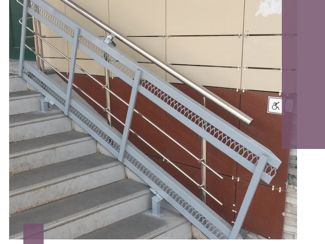 Изготовление откидных пандусов под ключ в Миассе