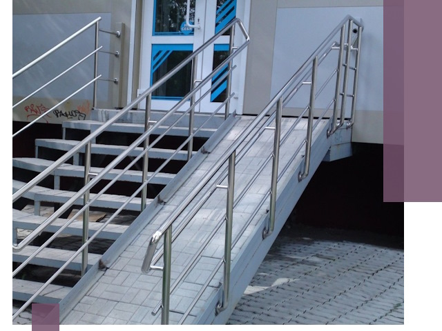 Пандус на крыльцо под ключ в Миассе: монтаж и изготовление