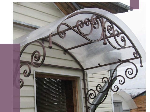 Изготовление козырьков в Миассе от 7322 руб. — заказать | ПРОЛЁТ-Мсс