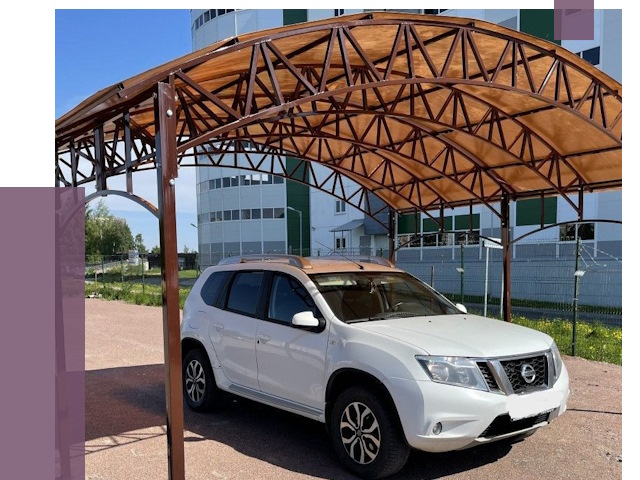 Недорогие навесы в Миассе от 42714 руб.  | ПРОЛЁТ-Мсс