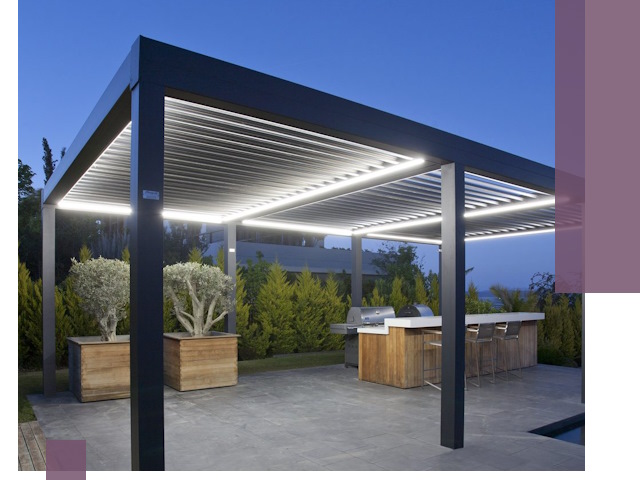 Навесы отдельно стоящие под ключ в Миассе из металла и поликарбоната