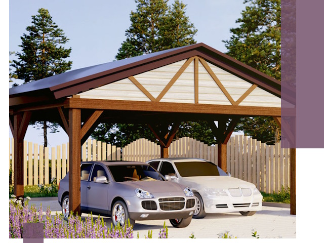 Навесы для автомобиля в Миассе — изготовление и монтаж