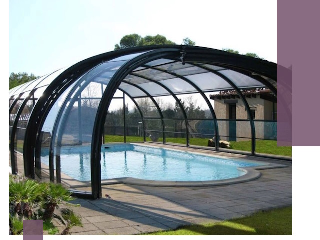 Навесы для бассейна в Миассе: изготовление и монтаж под ключ