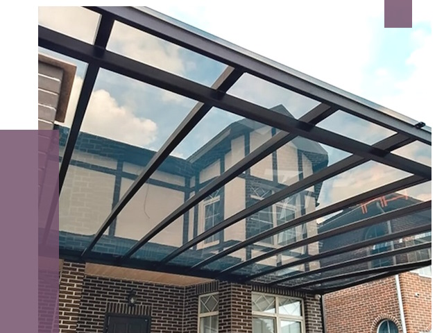 Навесы из поликарбоната в Миассе от 8563 руб. под ключ — ПРОЛЁТ-Мсс