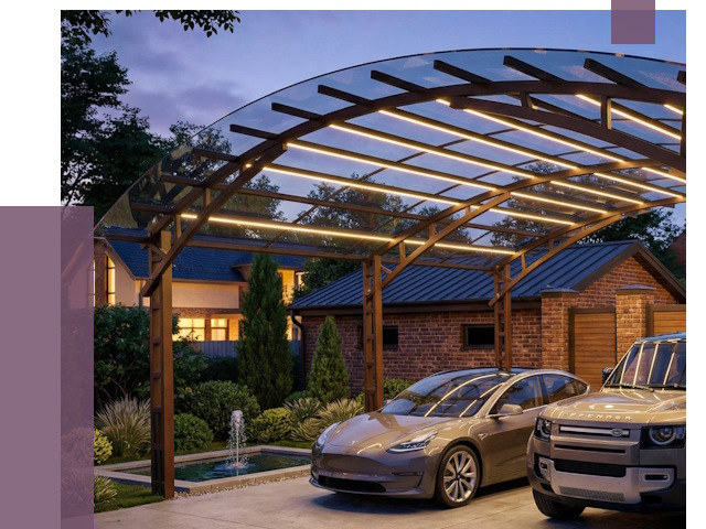 Металлические навесы в Миассе от 12611 руб. под ключ — ПРОЛЁТ-Мсс