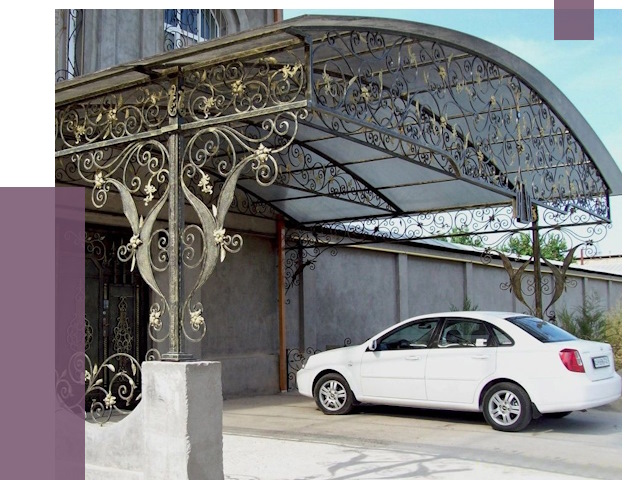 Кованые навесы в Миассе от 14492 руб. | ПРОЛЁТ-Мсс