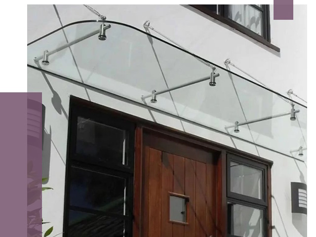 Стеклянные козырьки в Миассе от 18815 руб. | ПРОЛЁТ-Мсс