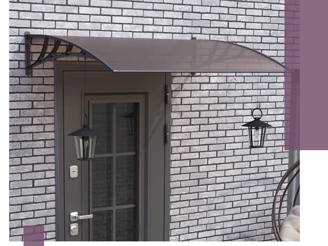 Недорогие козырьки и навесы под ключ в Миассе