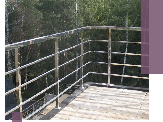 Парапеты из нержавеющей стали в Миассе — изготовление и монтаж