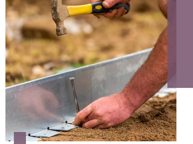 Монтаж металлических бордюров в Миассе быстро и качественно