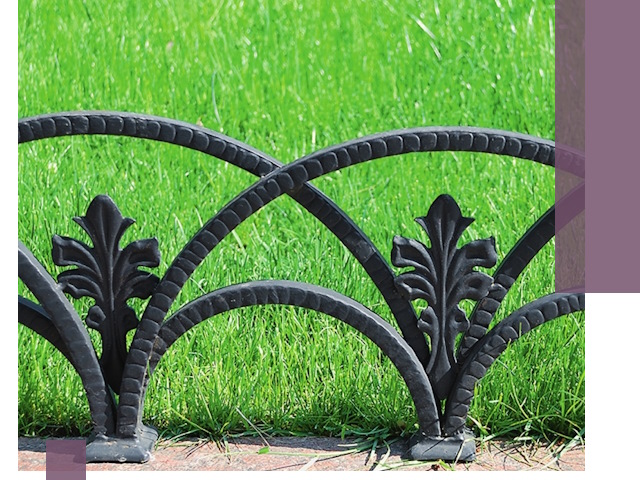 Декоративные металлические бордюры под ключ в Миассе