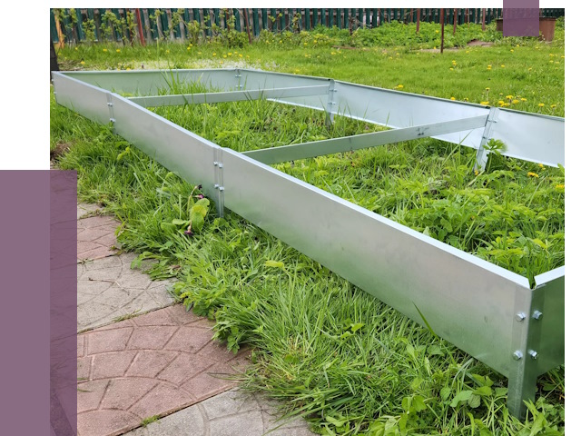 Металлические бордюры для грядок в Миассе от 1780 руб. 