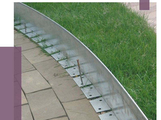 Металлические бордюры для тротуаров в Миассе от 8645 руб.