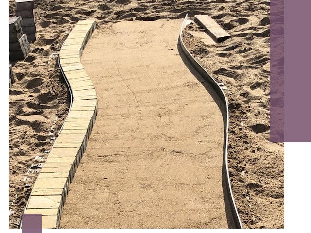 Металлические бордюры для тротуаров в Миассе — прочные и долговечные