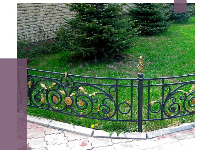 Кованые газонные ограждения в Миассе от 7577 руб. — ПРОЛЁТ-Мсс