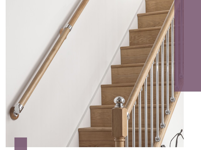 Пристенные поручни из стали и нержавейки под монтаж в Миассе