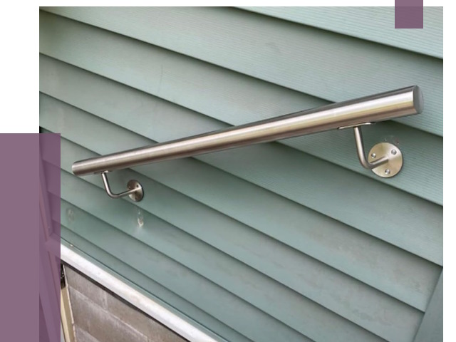 Поручни из нержавеющей стали в Миассе от 7628 руб.  | ПРОЛЁТ-Мсс